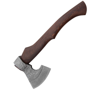 Топор из кованой стали 9ХС с Х/О купить на сайте koval-knife.shop