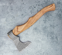 Топор из кованой стали 9ХС с Х/О купить на сайте koval-knife.shop