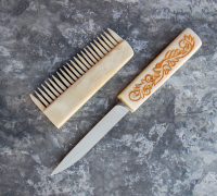 Нож расческа из стали 95х18 Нож расческа из стали 95х18 купить на сайте koval-knife.shop
